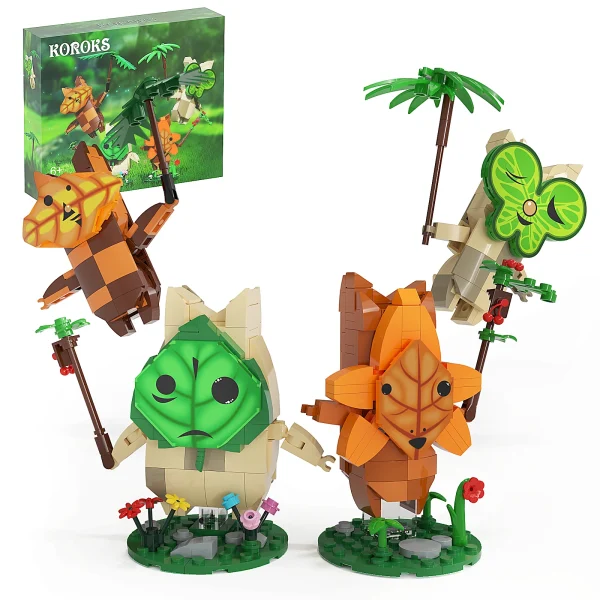 BuildMoc BOTW Korok Yahaha Building Blocks Set For Zeldaed Merch Action Figures Great DIY Toy For Children Fans Kids Adults Gift